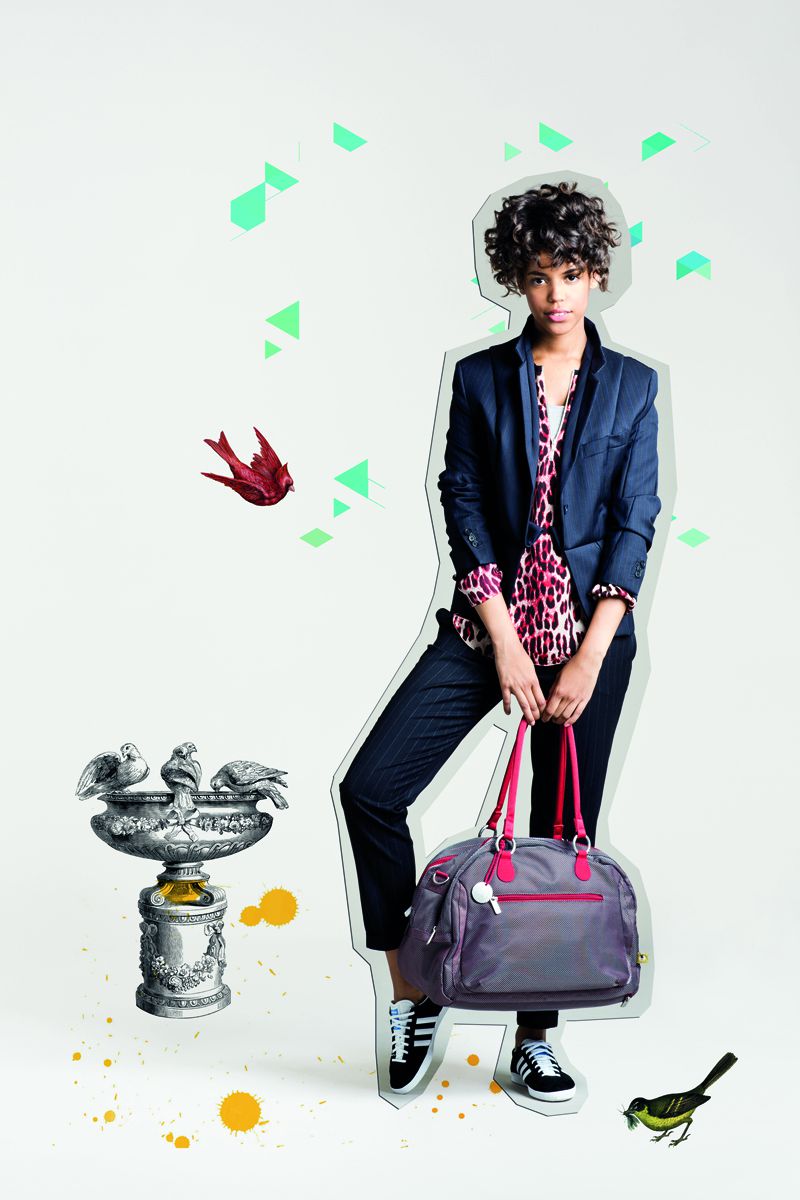 德國 Lassig - 保齡球媽媽包-酒焰紅-含尿布墊+推車掛勾+長背帶+手提收納袋