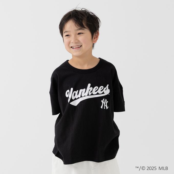 日本 Chil2 - MLB聯名 100%棉落肩短袖上衣-波士頓紅襪-紅