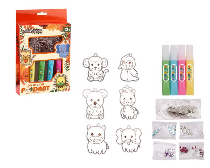 樂彩森林 - DIY塗色吊飾-野生動物