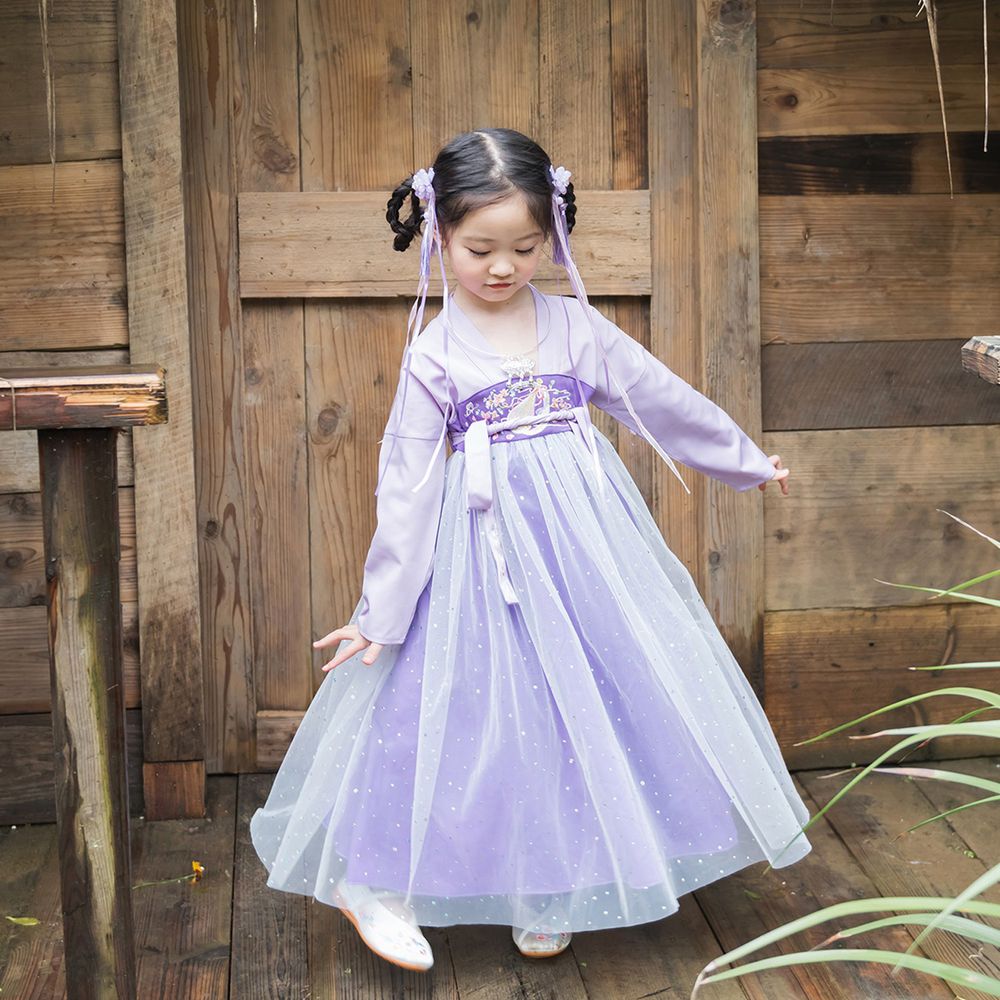 漢服 - 紫薇花開閃耀紗裙