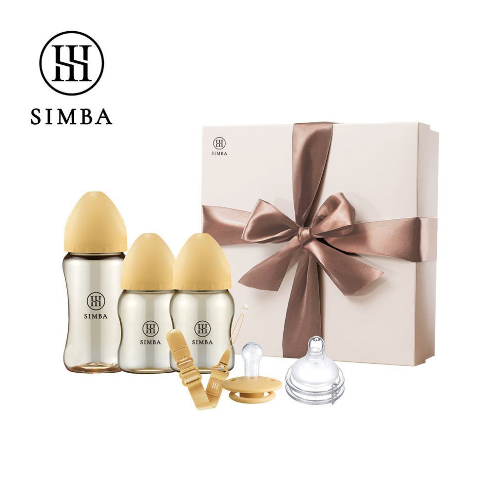 蘊蜜鉑金PPSU新生晨諾禮盒-旦黃