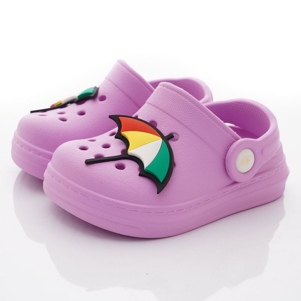 Arnold Palmer 雨傘牌 - 布希懶人拖鞋(小童段)-拖鞋款-粉紅色