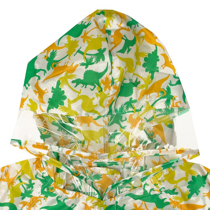 akachan honpo - 雨衣-恐龍-黃色