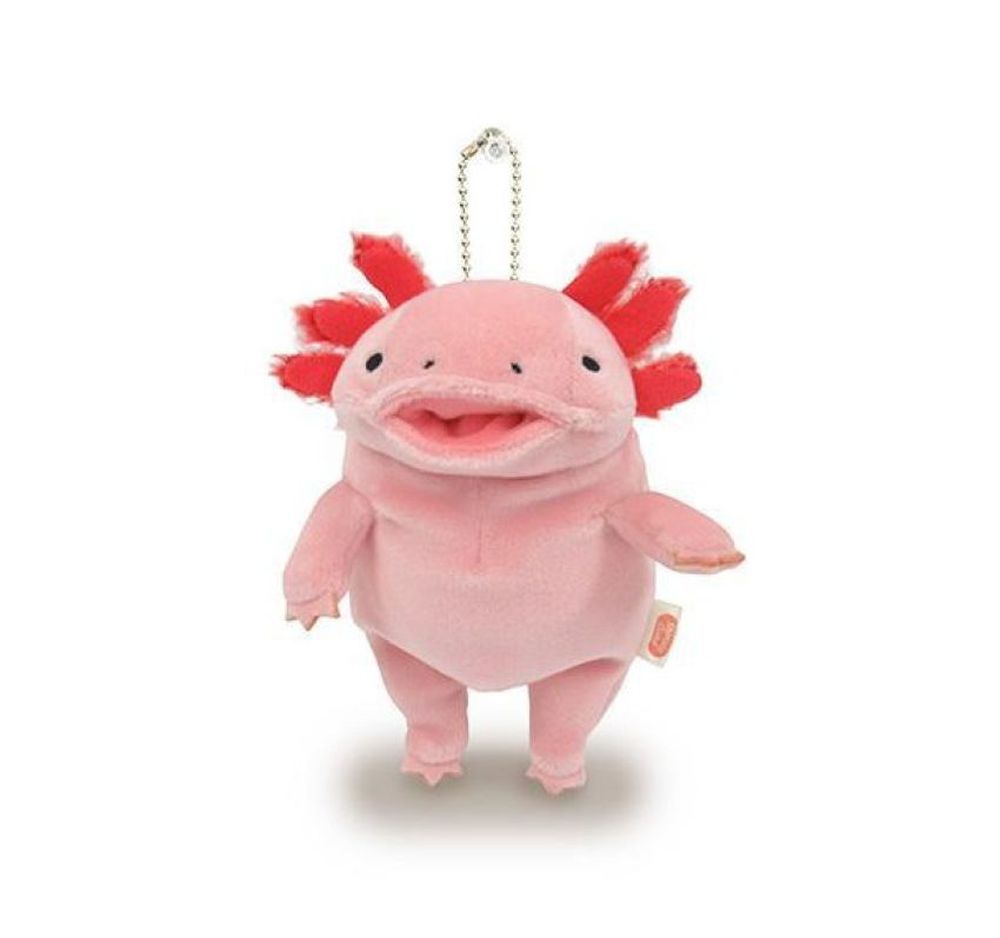 Mochi Series｜末班茫茫大叔-迷你墨西哥鈍口螈吊飾（粉紅色）