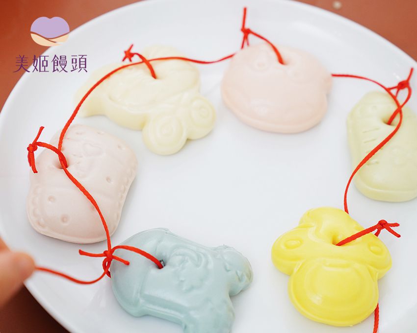 美姬饅頭 - 寶寶收涎饅頭-6入-20g/顆