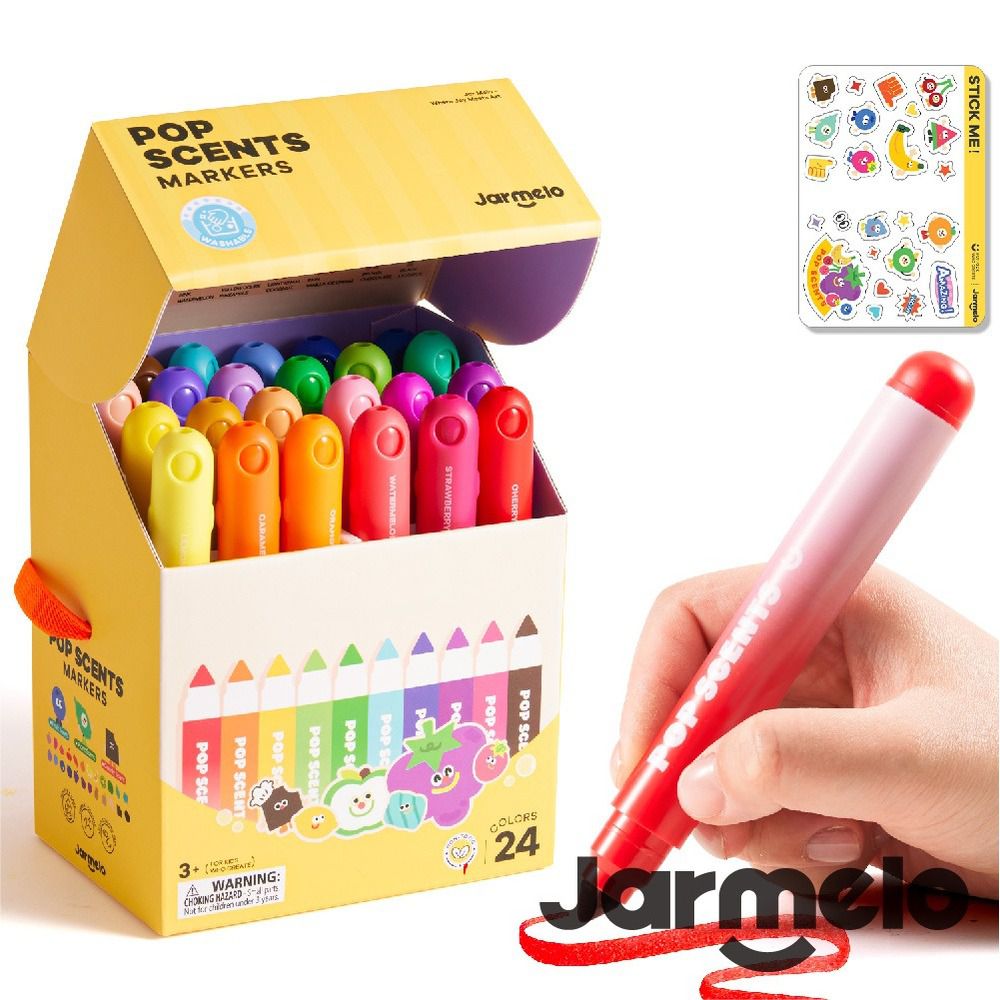 水果香氛可水洗彩色筆（24色）JA99933