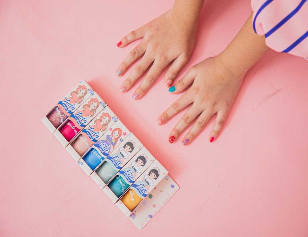 韓國 Diel friends - 可撕式兒童指甲油-湖綠-6ml