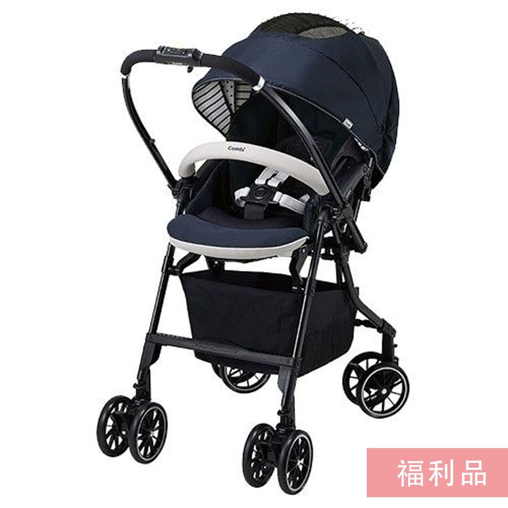 日本 Combi - Handy Auto 4 Cas Light 雙向輕量型嬰幼兒手推車-4.7kg--福利品-現代藍-1個月~36個月(體重15kg以下)