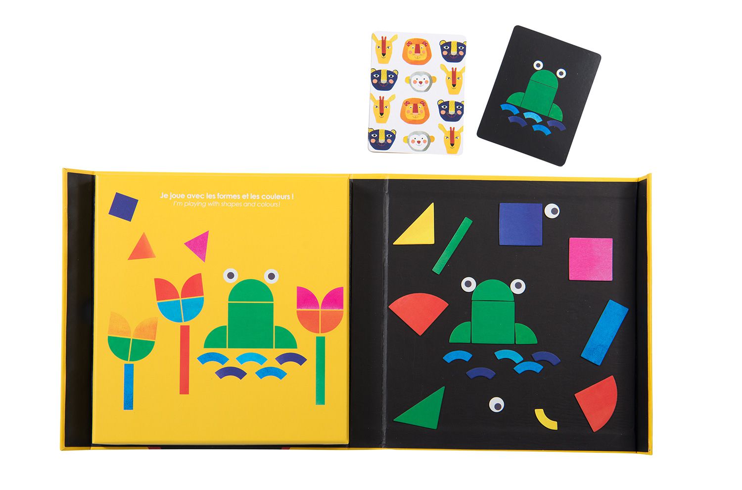 Moulin Roty - 磁鐵書遊戲-幾何創意拼