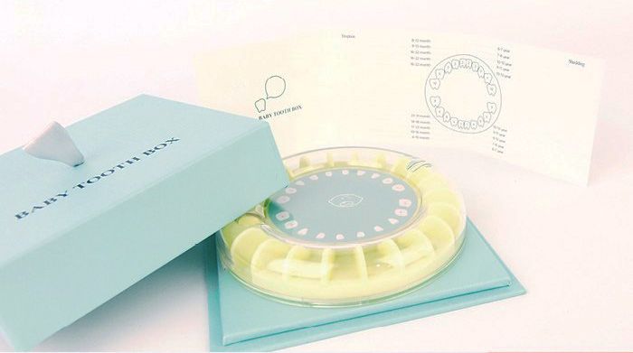 韓國 Mellow - 乳牙保存盒-藍