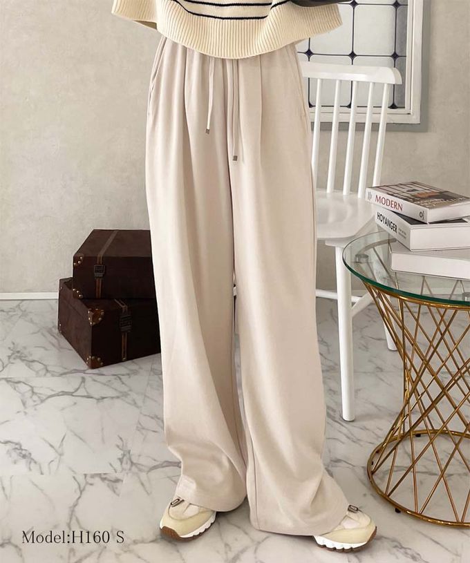 日本 Classical Elf - ＋3度 吸濕保暖裏起毛休閒長褲-棕灰