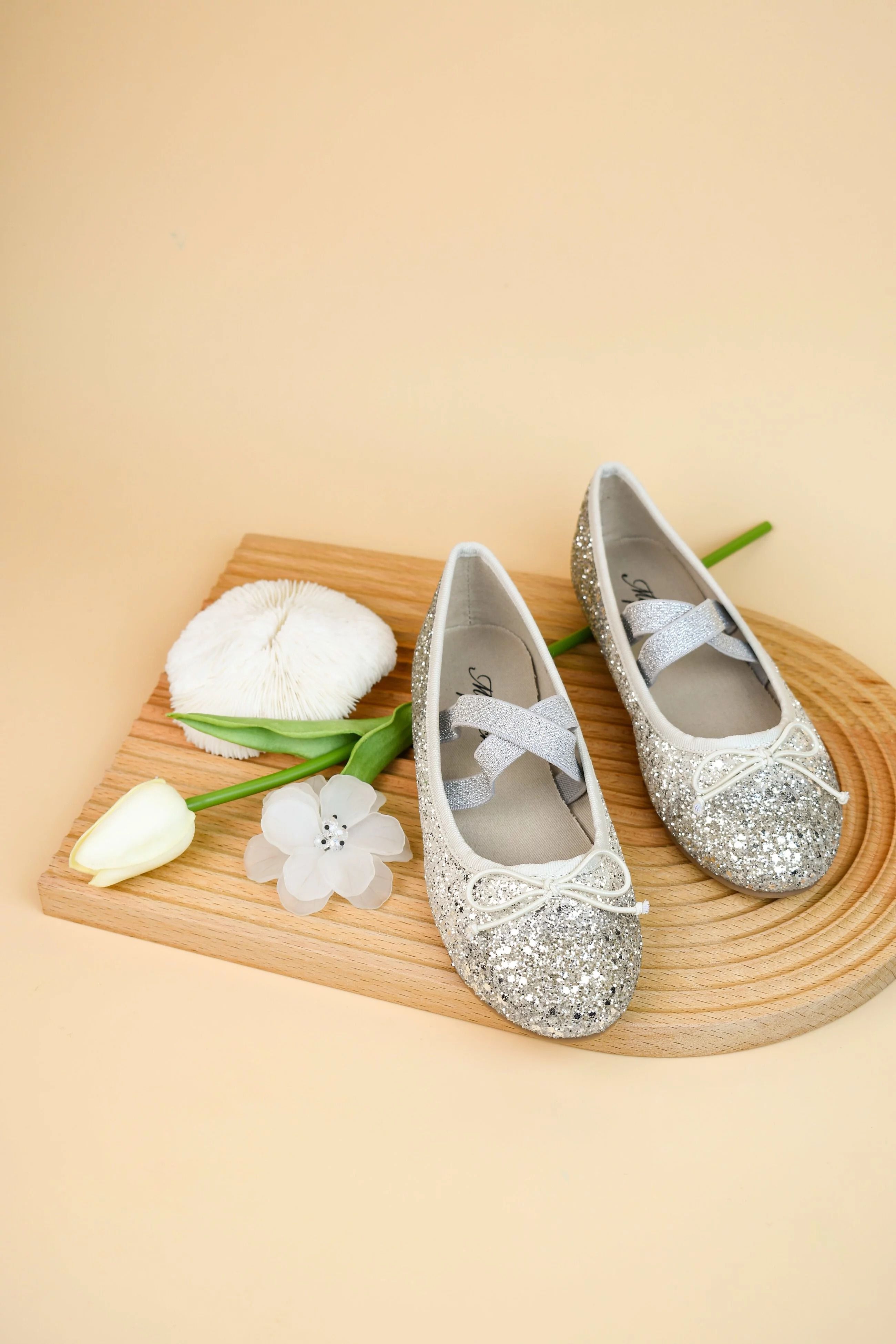 MYSTOCK - 閃亮仙子滿滿亮片童鞋-LT SILVER