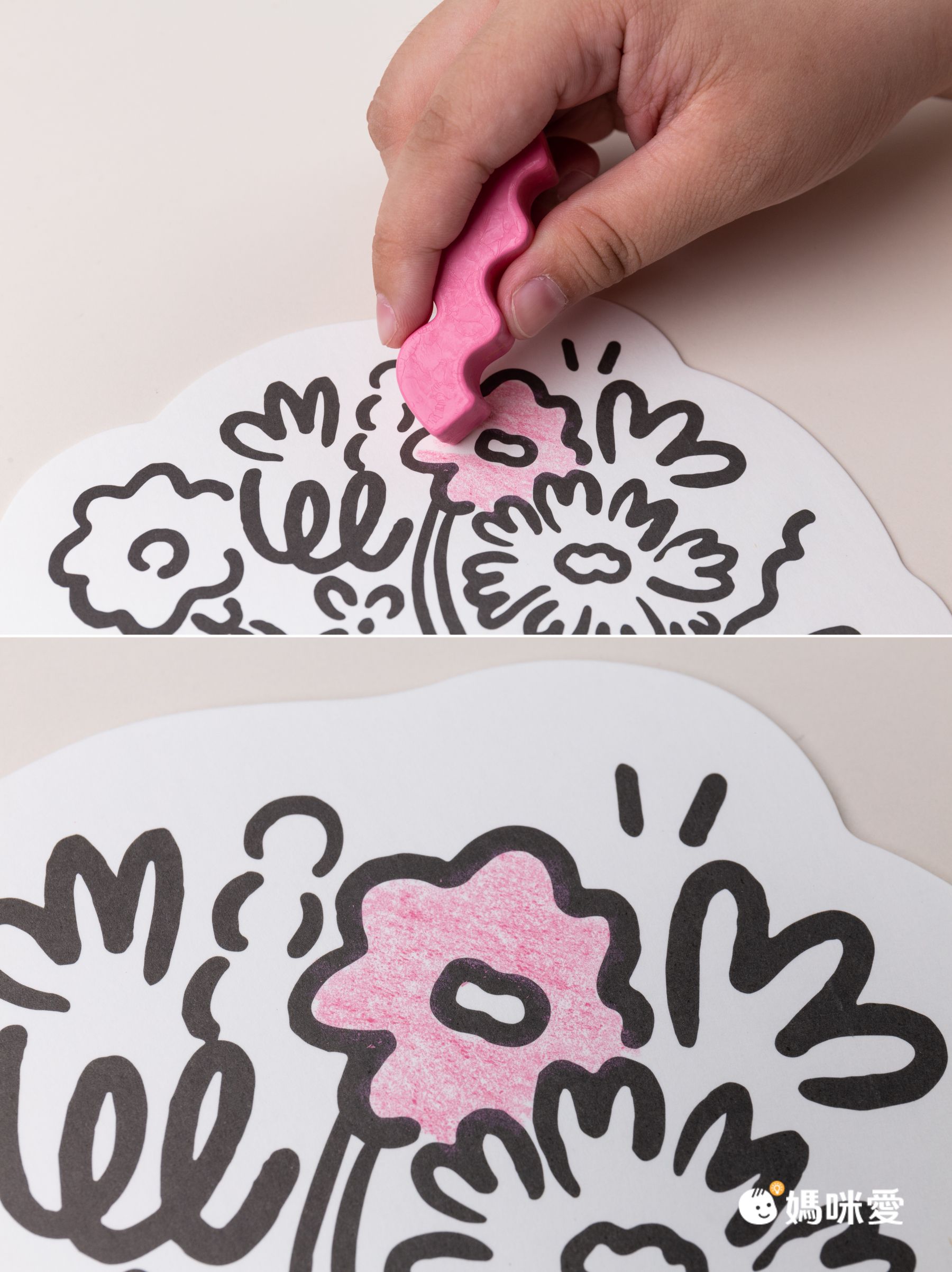 新奇美感體驗！正韓製 專利美型兒童蠟筆【Finger Garden】