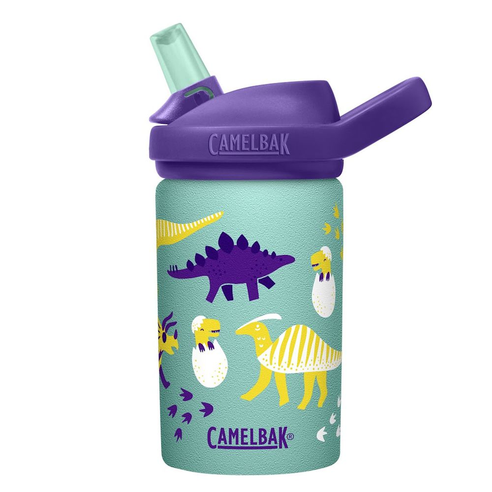 CamelBak - EDDY+ 兒童吸管單層不鏽鋼水瓶-恐龍寶寶-400ml