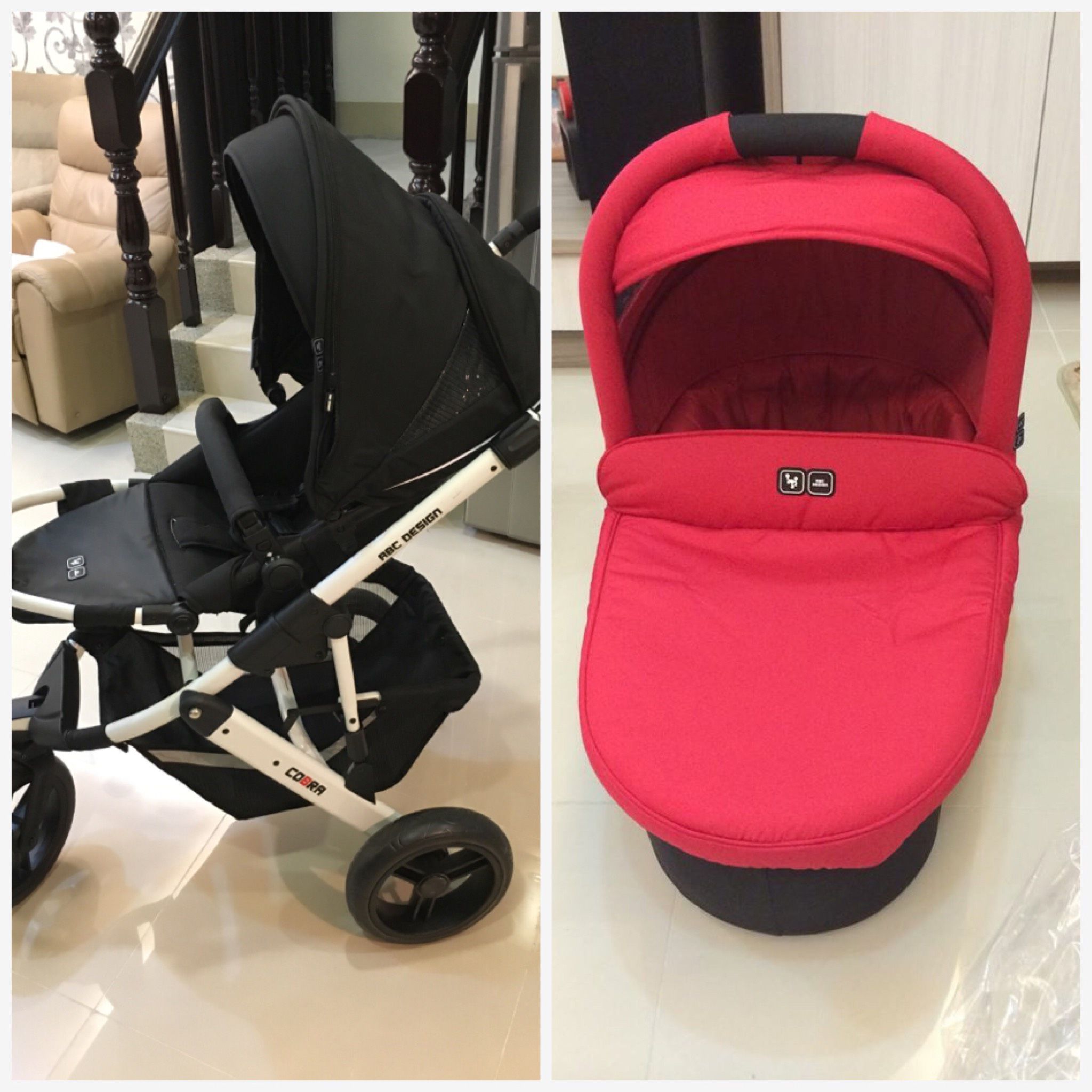 售ABC Design cobra推車+睡床