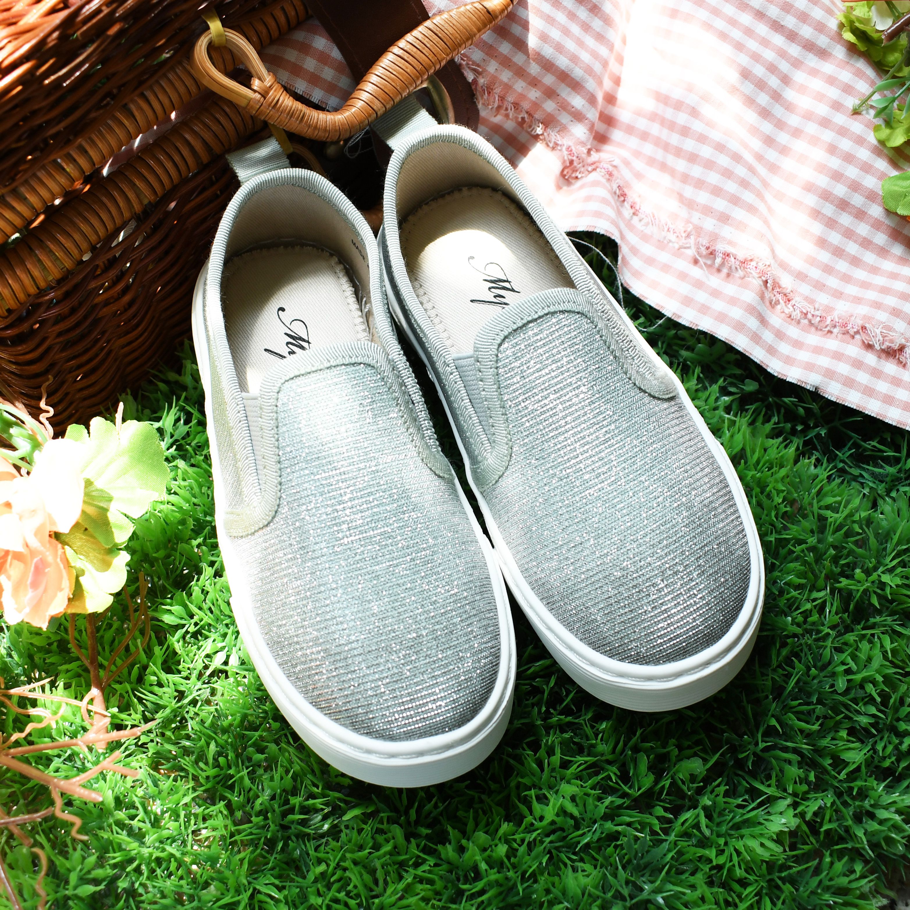 MYSTOCK - 舒適厚底休閒童鞋-LT GREEN