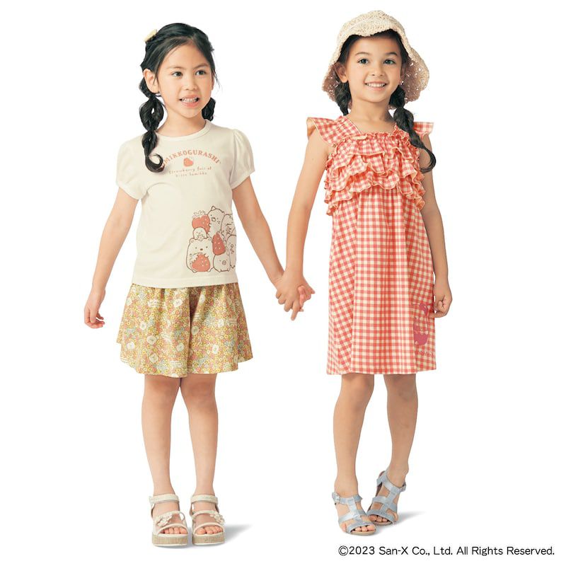 日本千趣會 - 角落生物天竺棉短袖上衣-蒲公英-粉紅