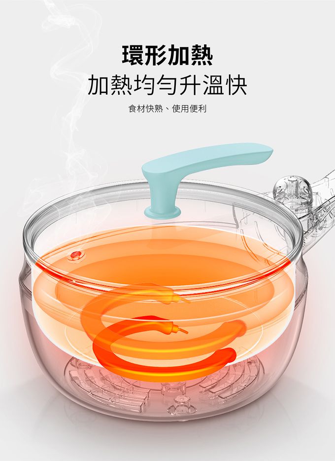 YAMASAKI - 單柄式多功能美型電炒鍋