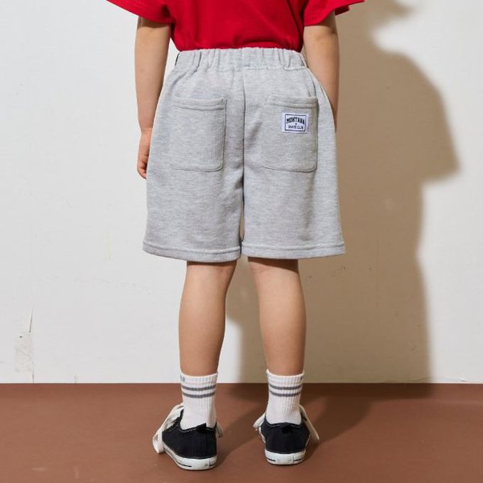 日本 b-ROOM - 側邊線條休閒短褲(4分丈)-紫羅蘭