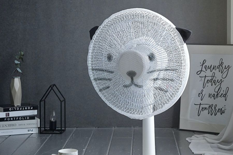 韓國 Bebe Deco - 電風扇安全網套-眨眼小熊