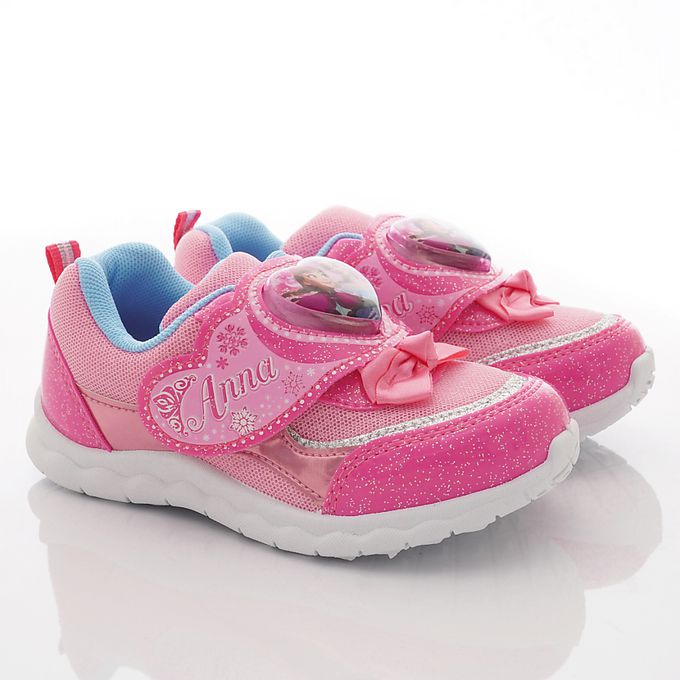 台灣製冰雪奇緣電燈鞋(中小童段)-運動鞋-粉