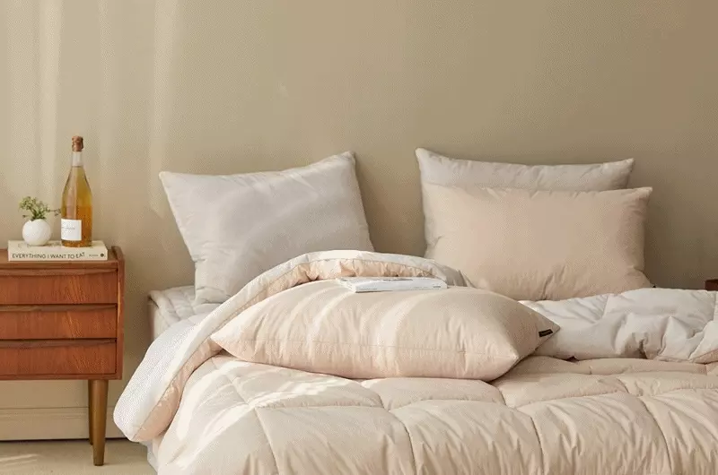 韓國 Maatila - 可水洗刷毛高密度60支棉棉被-芝麻拿鐵