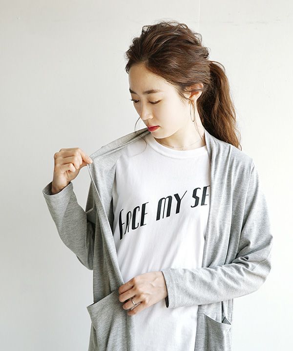 日本 zootie - UV對策 輕盈著感V領防曬外套-長版-淺米杏