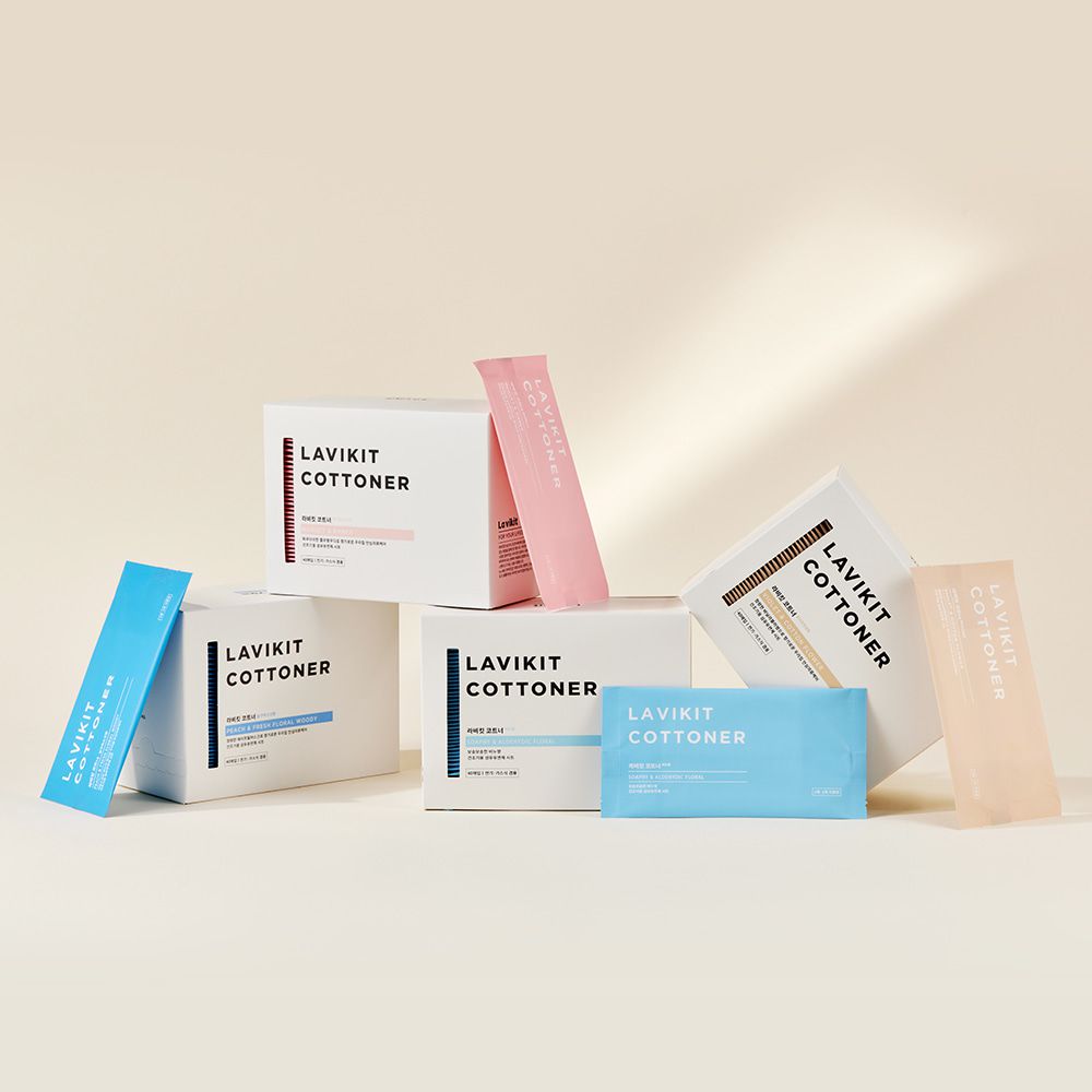 韓國 La vikit - (烘衣專用)防靜電衣物管理芳香紙巾-清新皂香-1盒(40片)