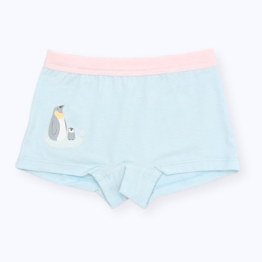 女童四角褲-碎冰上的企鵝