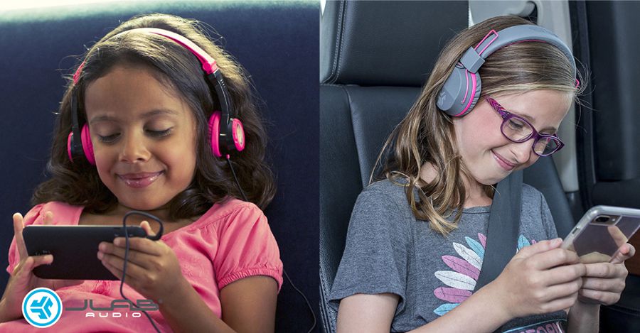 JLAB - JBuddies Folding 兒童耳機-粉紅色 (15 x 13 x 8 cm)