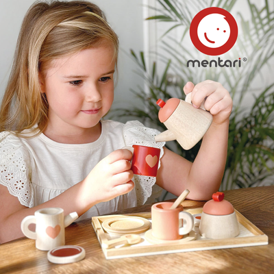 木製質感玩具【美國 Mentari】家家酒、角色扮演、車車玩具