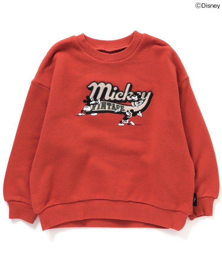 日本 BREEZE - 聯名款 迪士尼印花長袖上衣-米奇復古-黃