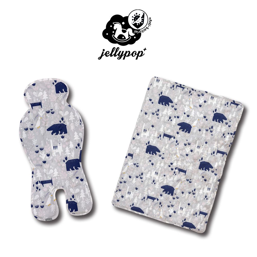 【Jellyseat&mat】獨家冰珠專利長效酷涼感推車座墊+床墊-NEW✨_Winter Friends