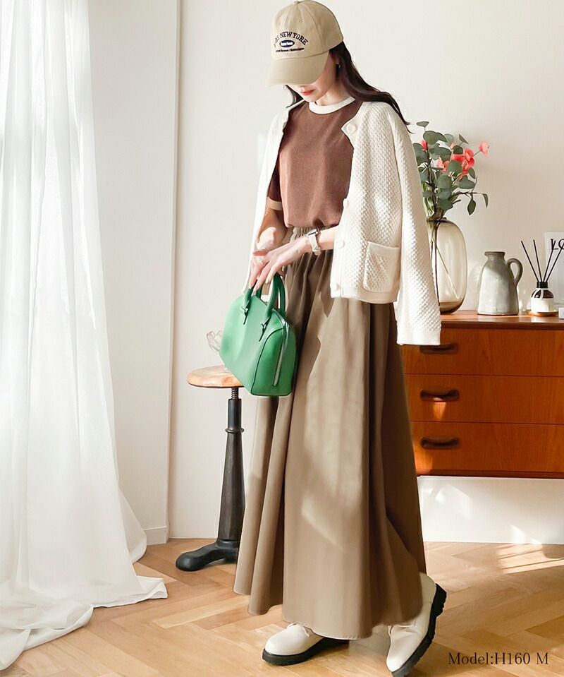 日本 Classical Elf - 百搭垂墜感修身長裙-黑