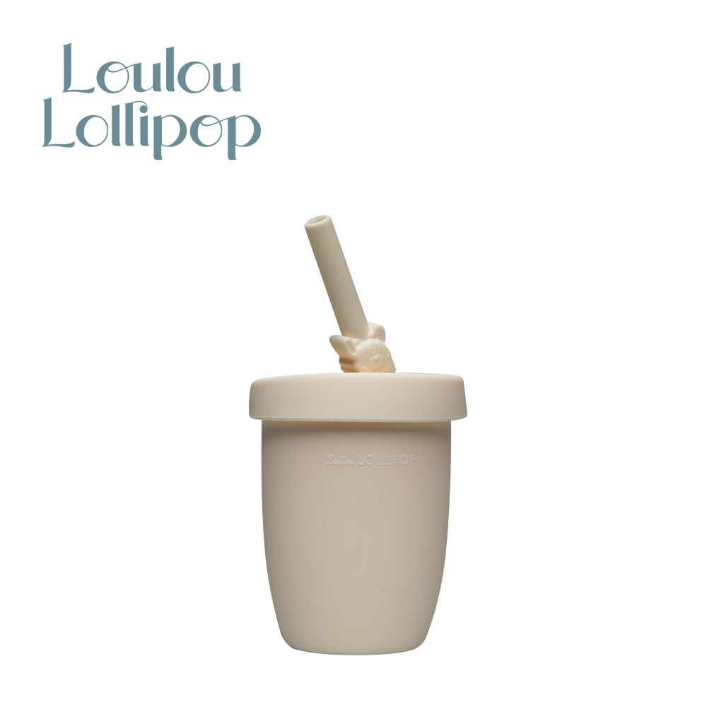 Loulou Lollipop - 加拿大 動物造型 兒童矽膠吸管杯-可愛草泥馬