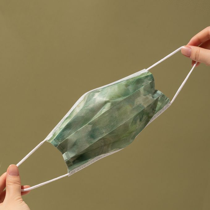 一心一罩 - 成人醫療級平面口罩/一心一罩/雙鋼印/台灣製-青春優雅玉石紋(內含3款各10片)-30入/盒(未滅菌)