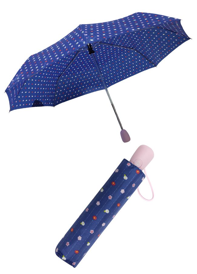 Rainstory - 抗UV隨身自動傘-和風小花-300g