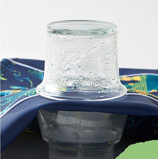 361° - 兒童卡通圖短袖泳衣套裝(二件組)-恐龍世界-淺藍色