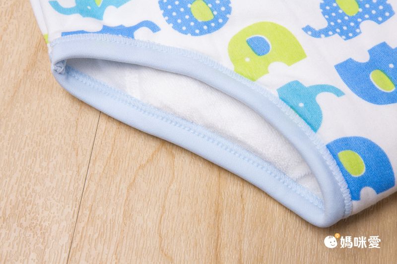 日本 Chuckle Baby - 六層學習褲(兩件組)-蘋果+點點-粉 薄荷-分離式