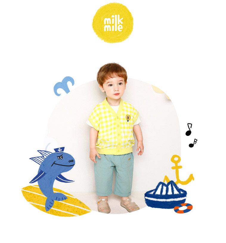 韓國 milk mile - 純色鬆緊腰休閒長褲-薄荷綠