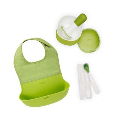美國 OXO - 出門好好餵禮盒-青蘋綠