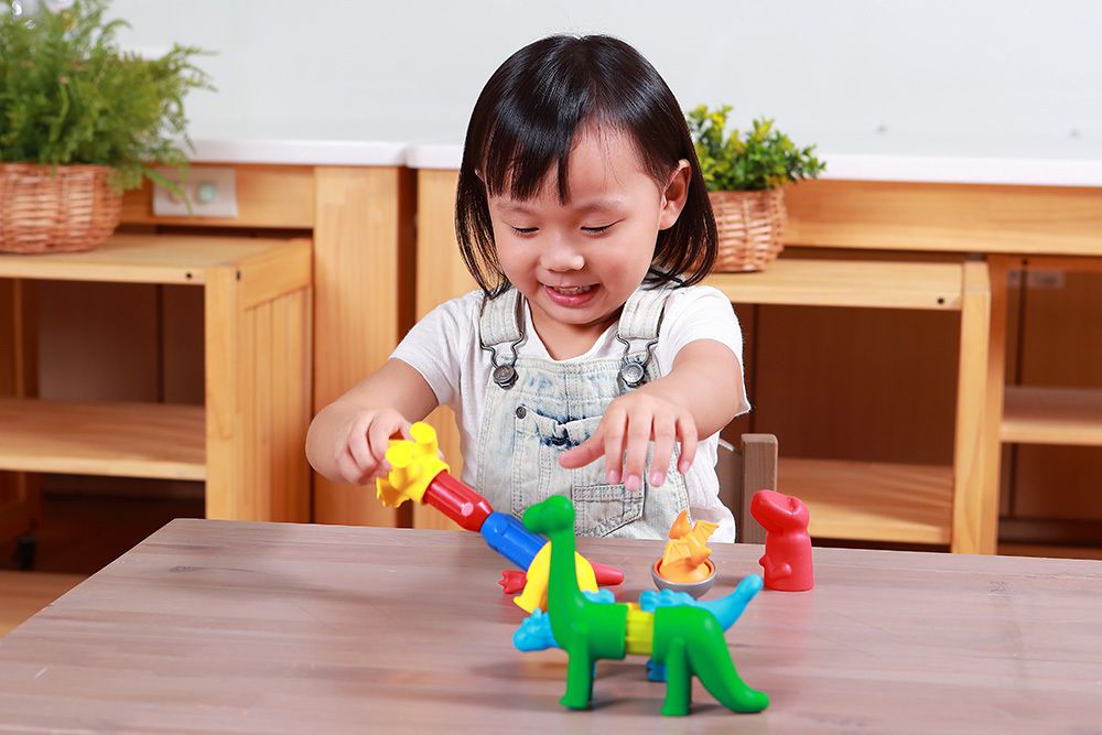 上誼文化 - 【SMARTMAX】磁力接接棒-恐龍變變變-1歲以上