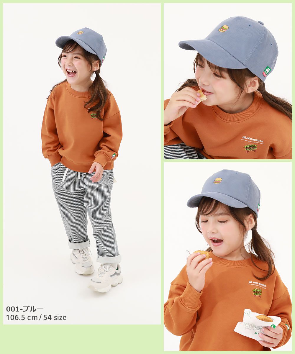 日本 devirock - 聯名限定 刺繡印花燈芯絨鴨舌帽-灰藍