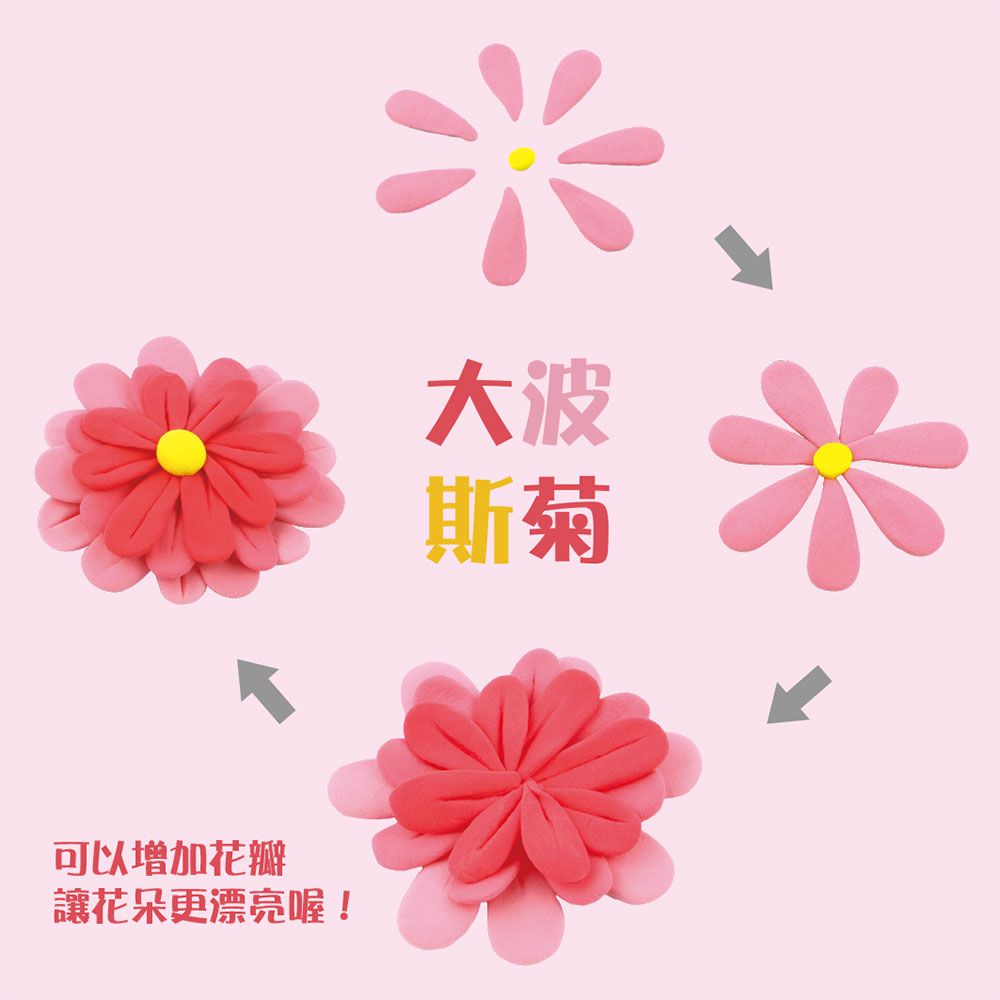 双美生活文創 - 3Q小麥黏土8色NEW-8色小麥黏土（共200g）+8款圖案模蓋+1本DIY教學手冊+5件黏土工具
