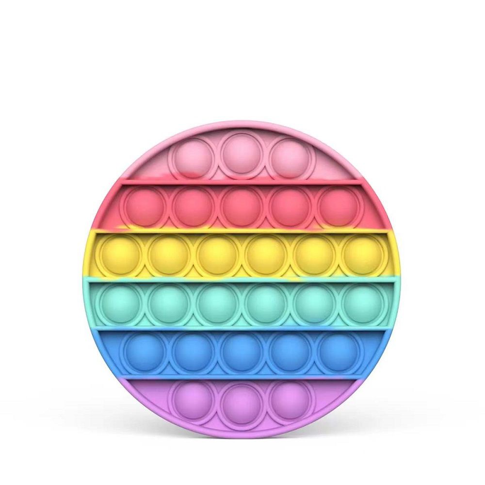 嘻嘻哈哈 - POP IT 療癒玩具-圓形-粉彩