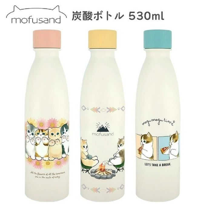 貓福珊迪 MOFUSAND - 不銹鋼真空 保冷/保溫杯 氣泡水機對應 530ML 花花貓