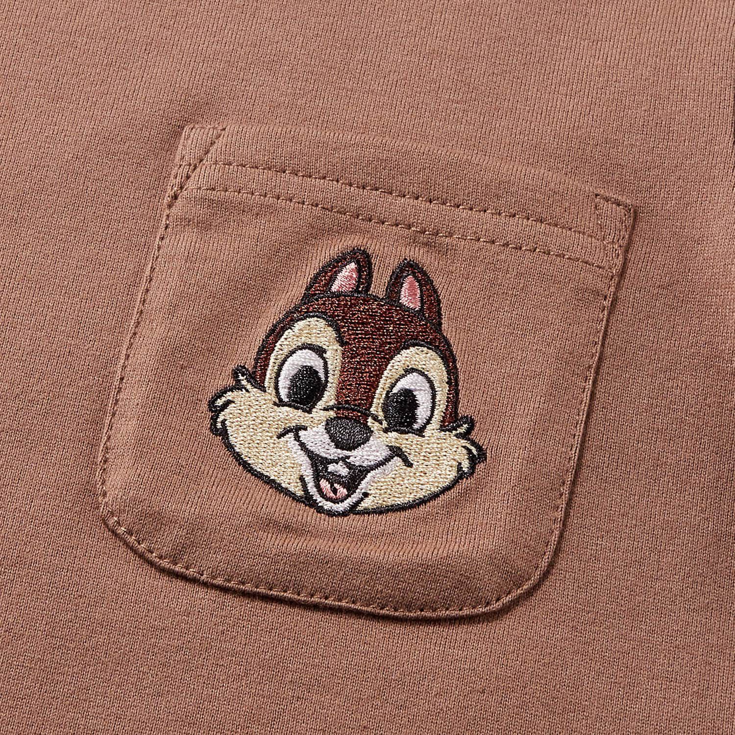 日本千趣會 - 迪士尼角色口袋短袖上衣(可搭親子裝)-跳跳虎-墨黑