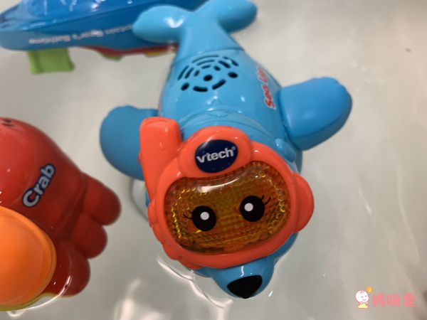 媽咪洗澡神助手♡【英國Vtech ✖ 加拿大MARCUS】歡樂聲光洗澡玩具♡泡泡章魚邊洗澡邊唱歌