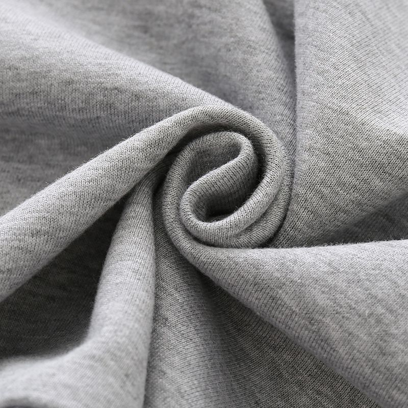 WELLKIDS - 圓領休閒百搭長袖上衣/大學T-胸前小包包-灰色