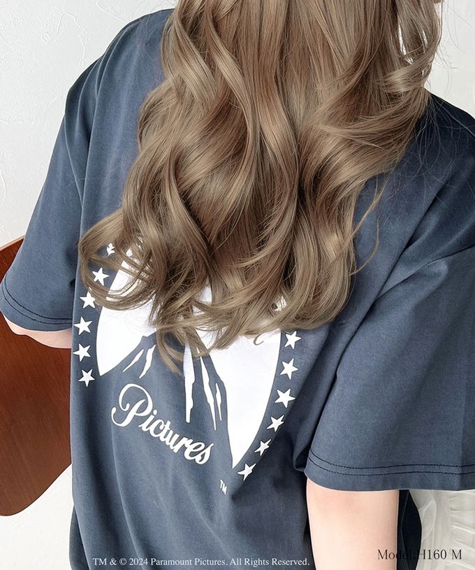 日本 Classical Elf - JAVAx派拉蒙 背後印花寬版上衣-logo-白